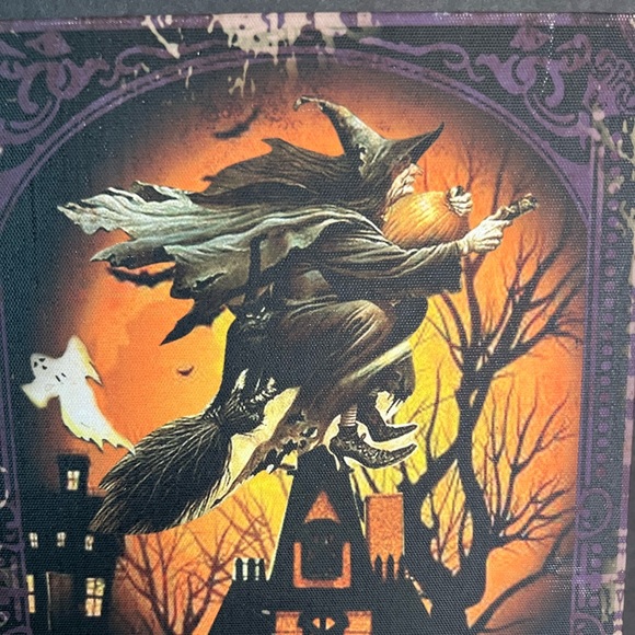 Halloween Flying Old Hag Witch Book Box Potions Spooky Decoration Haunted House. - Picture 5 of 7
